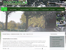 Tablet Screenshot of paintball-eindhoven.nl